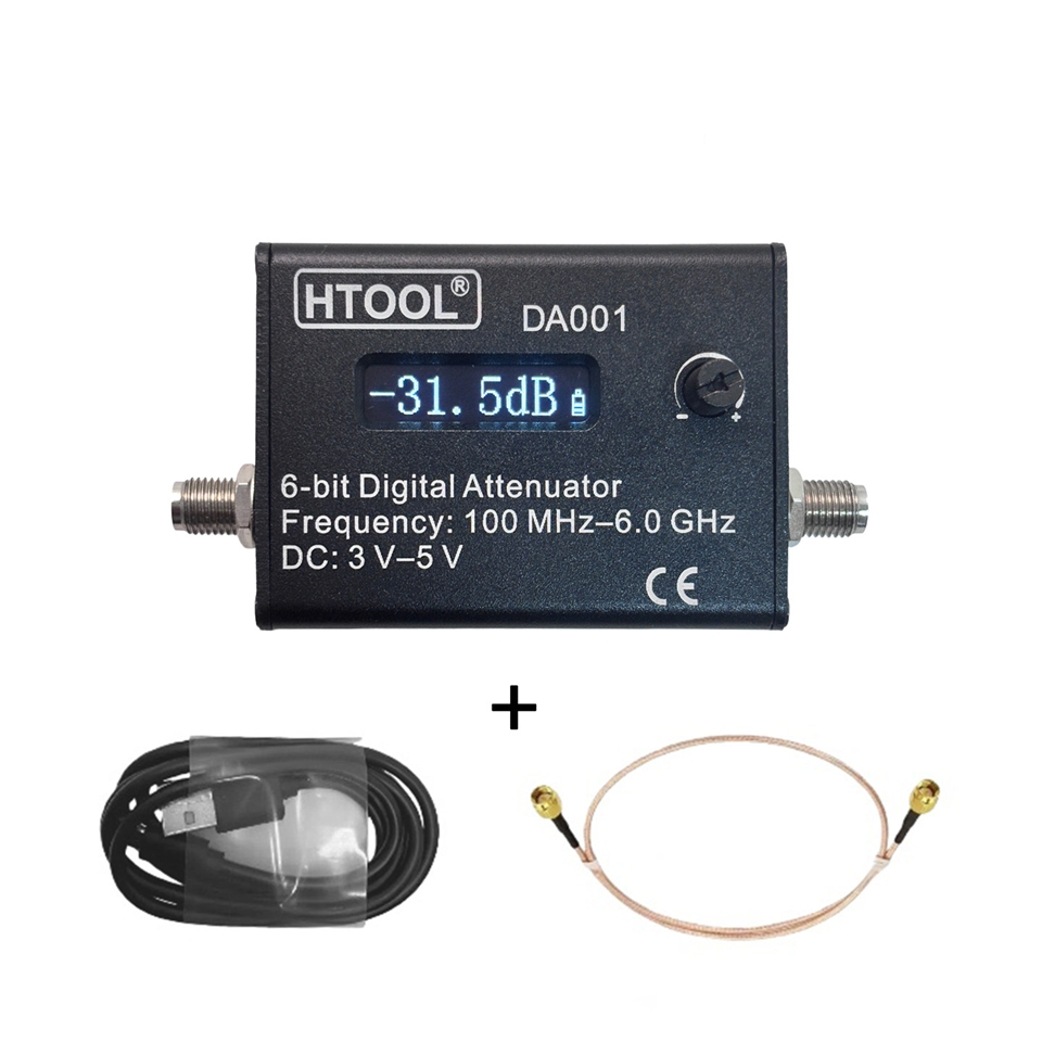 Oled Display Module - HTOOL DA001 0-31.5dB DC-6GHz Adjustable Wideband