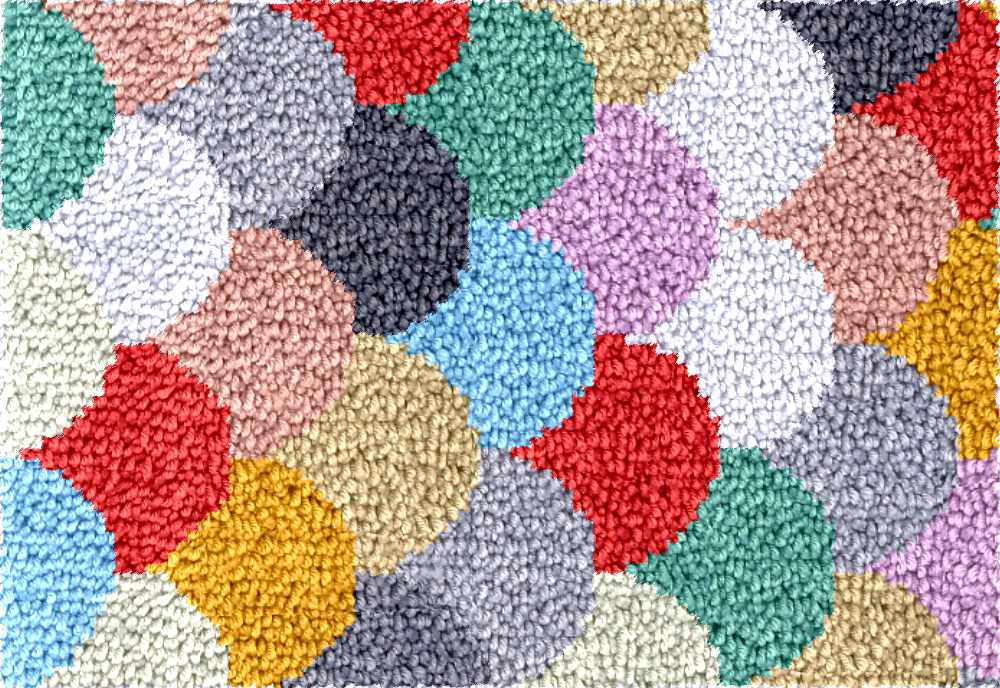 Diy Home Electronics - geometry Large latch hook rug kit