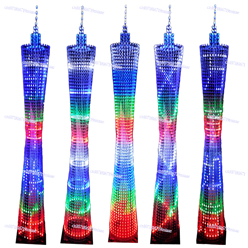 Diy Home Electronics - 64-Floor Canton Tower DIY Kit LED