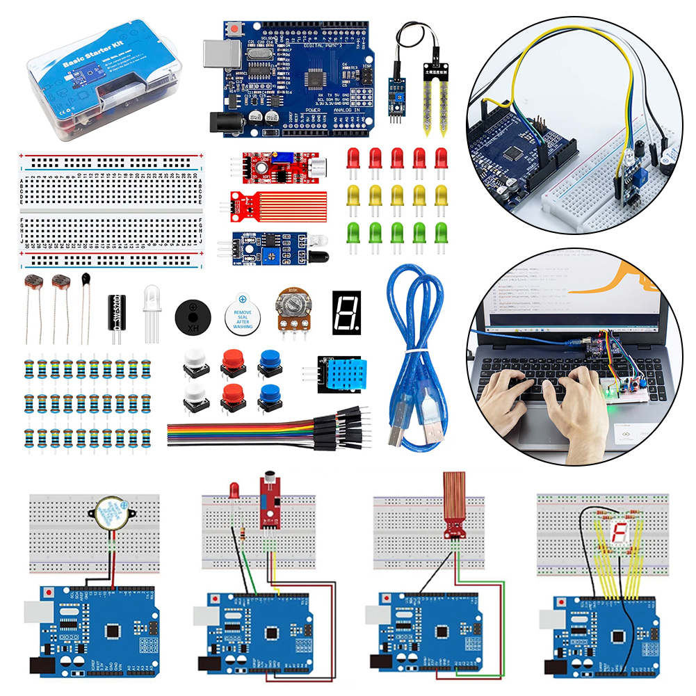 Basic Starter Kit with Breadbo – Diy Electronics Basics recenzja i cena
