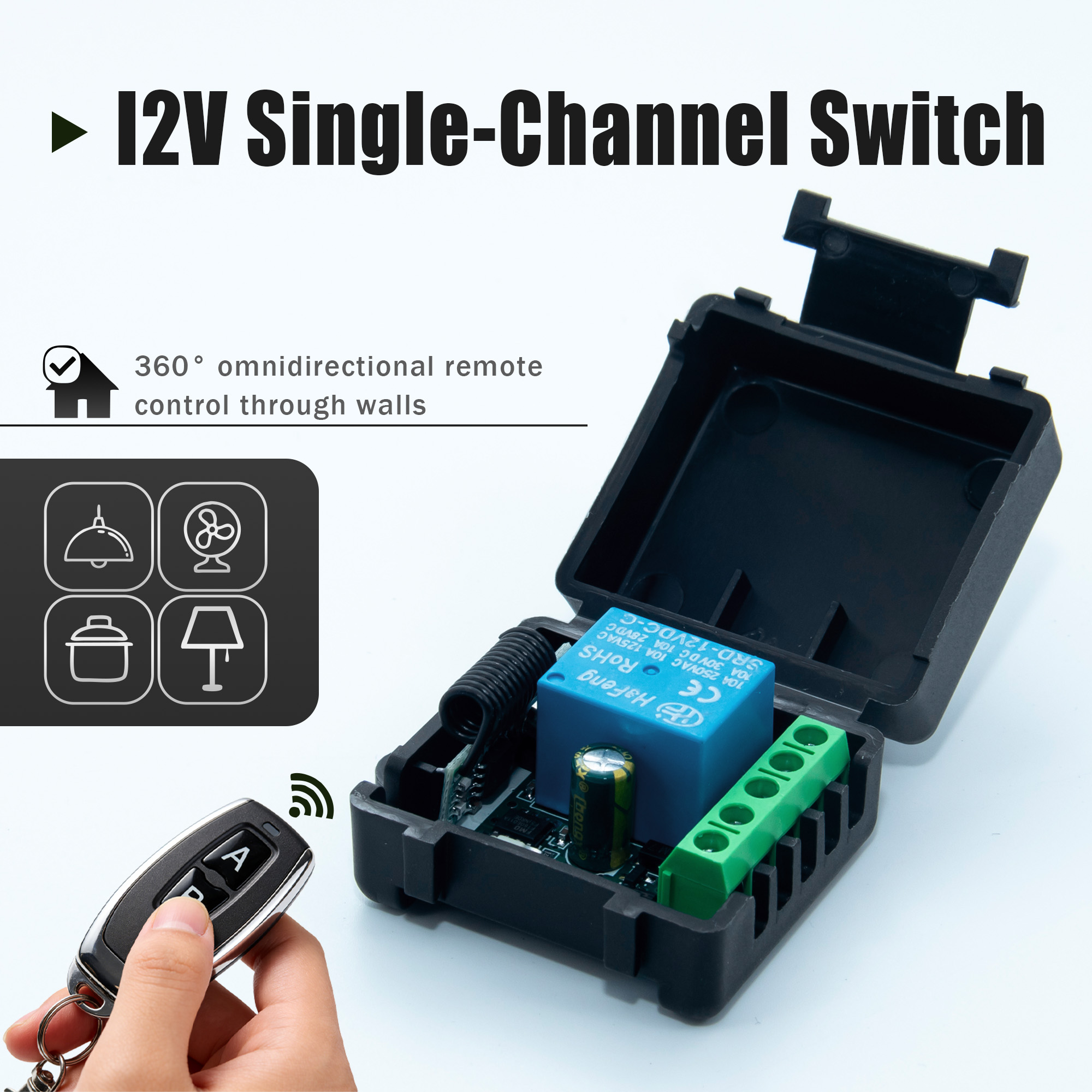 DC 12V 433MHz Wireless Remote  – Rf 433Mhz Module recenzja i cena