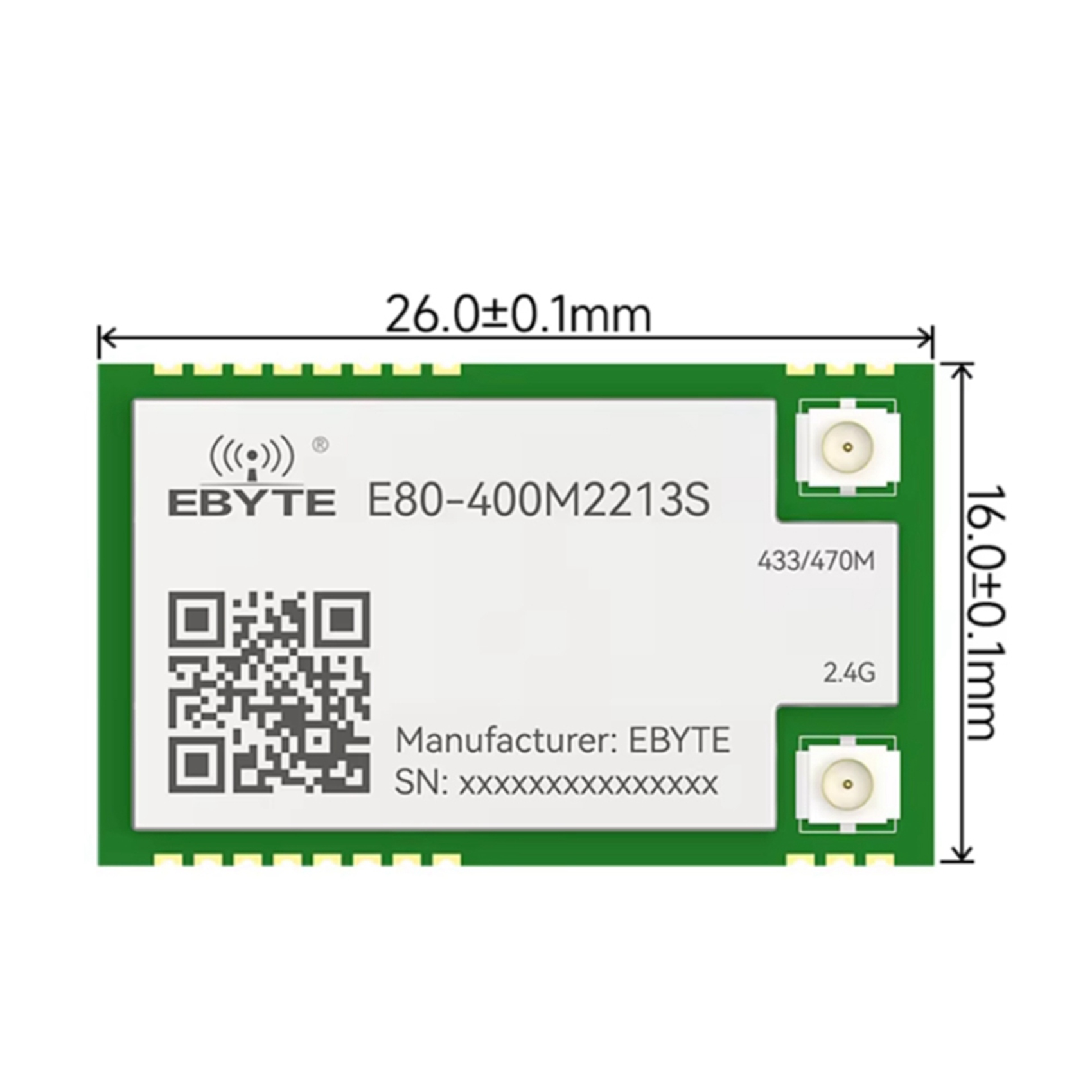 2X EBYTE LR1121 Lora Spread Sp – Rf 433Mhz Module recenzja i cena