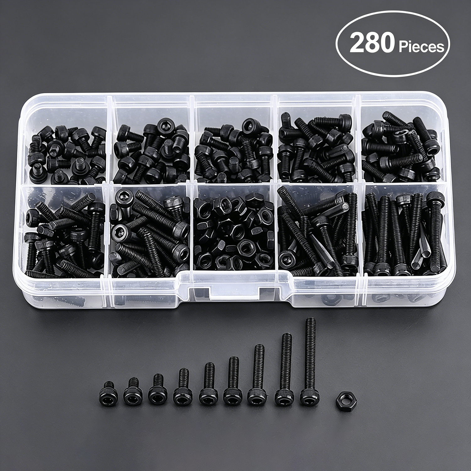 M3 Black Hex Socket Head Cap S – Diy Electronics Tool Kit recenzja i cena
