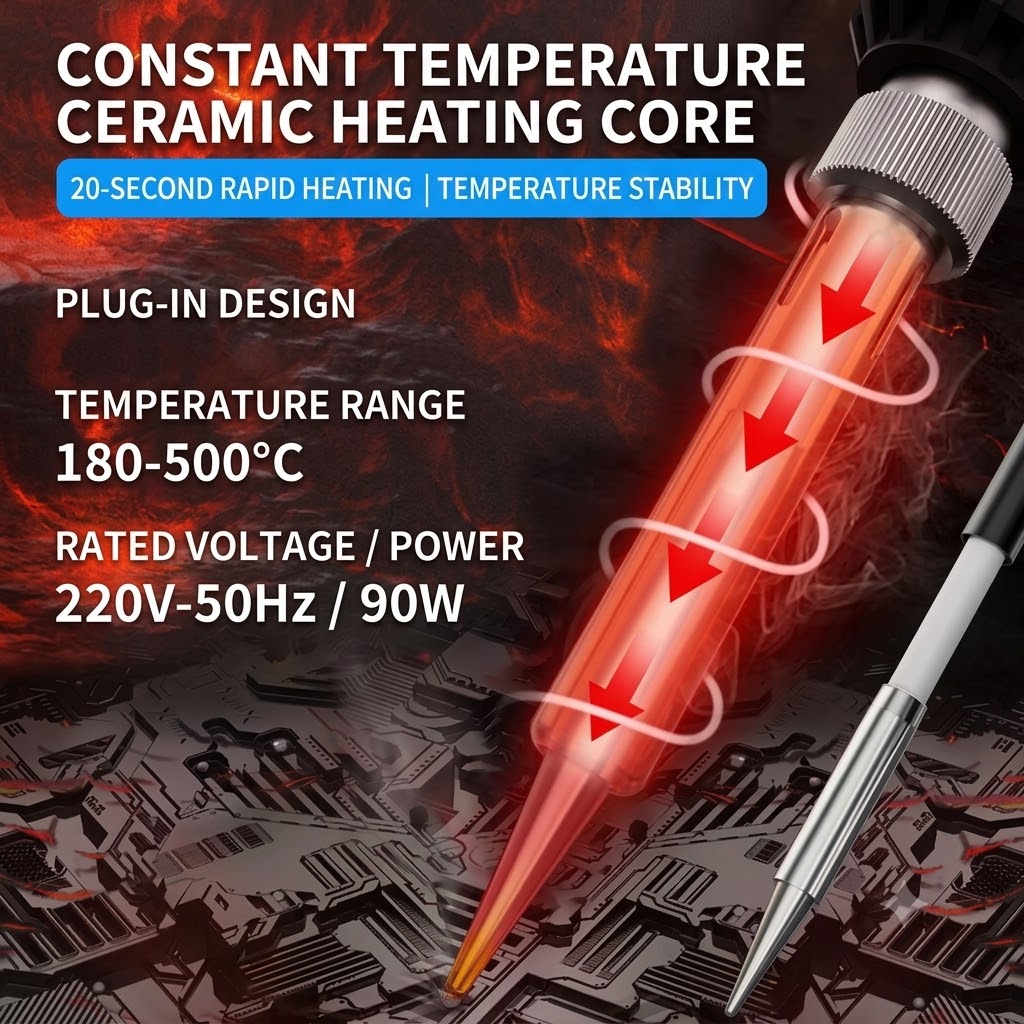 Adjustable Temperature Solderi – Diy Electronics Uk recenzja i cena