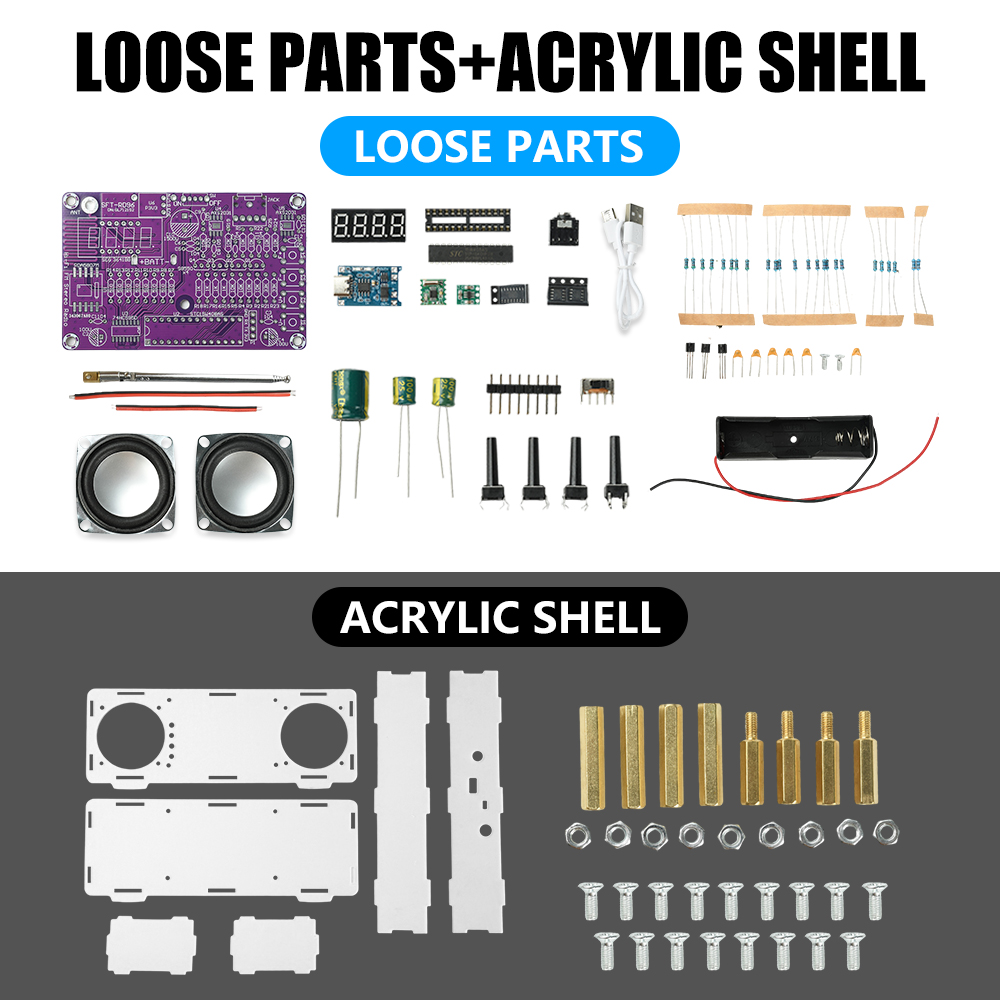DIY FM Radio Electronic Kit 87 – Diy Electronics Learning Kit recenzja i cena