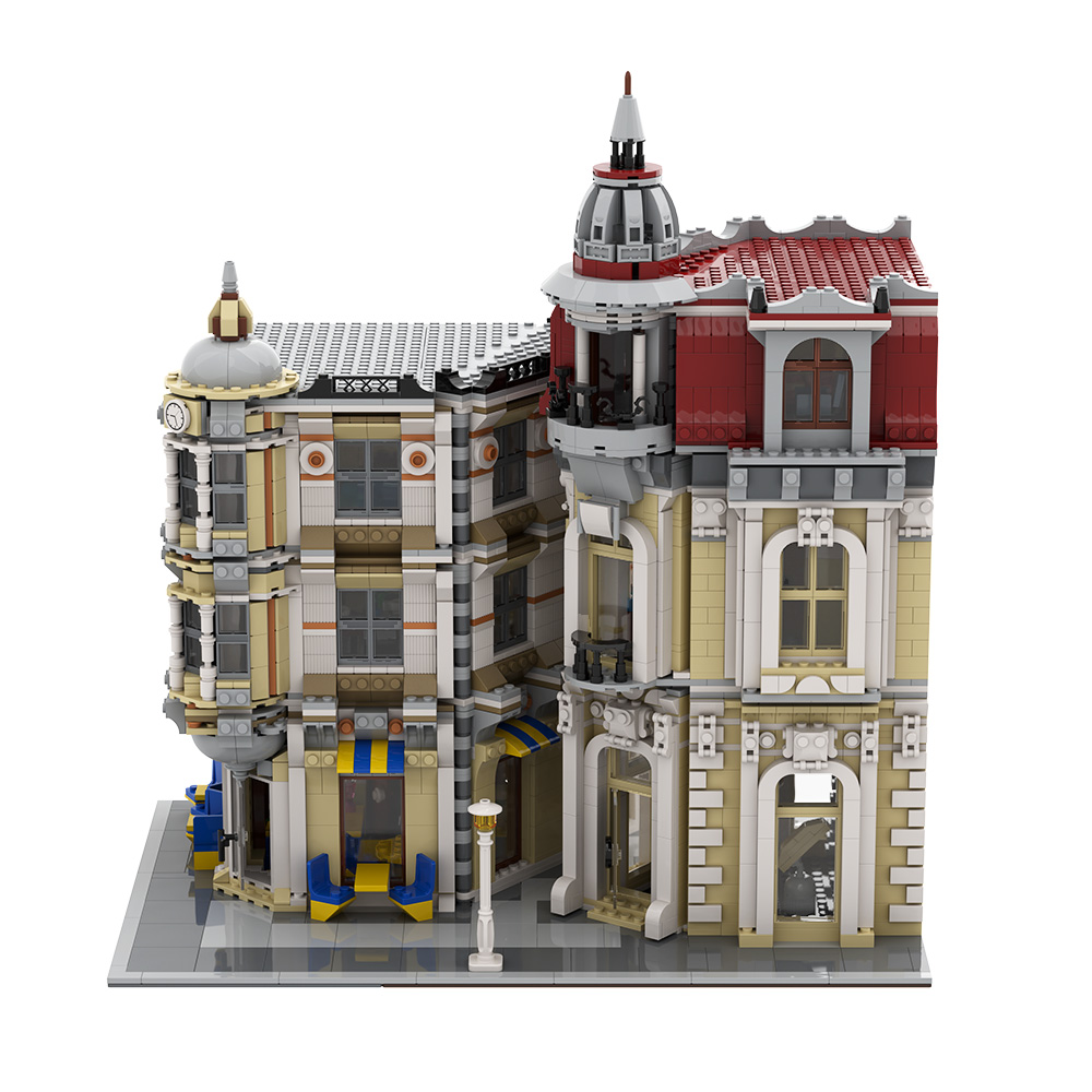 Gobricks MOC Street View Corne – Diy Electronics Stores recenzja i cena