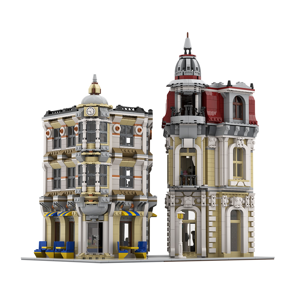 Gobricks MOC Street View Corne – Diy Electronics Stores recenzja i cena
