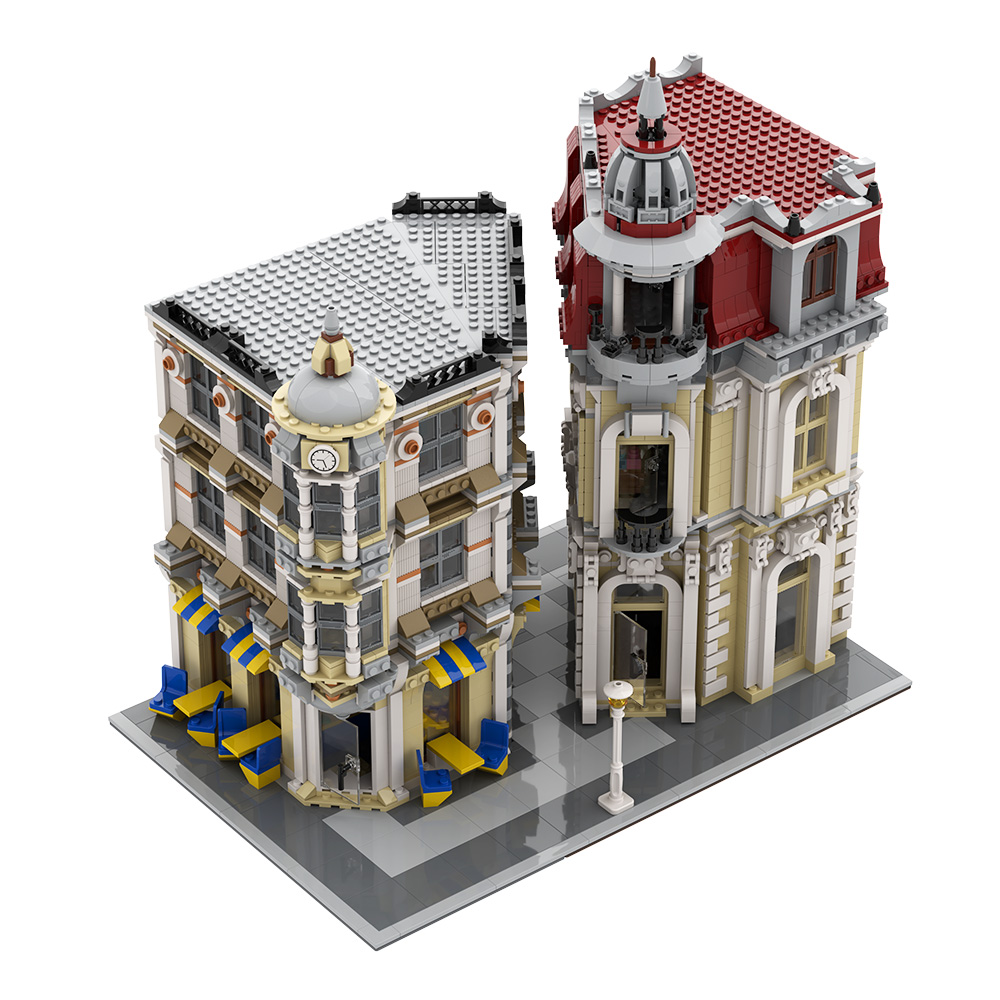 Gobricks MOC Street View Corne – Diy Electronics Stores recenzja i cena