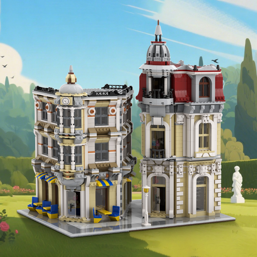 Gobricks MOC Street View Corne – Diy Electronics Stores recenzja i cena