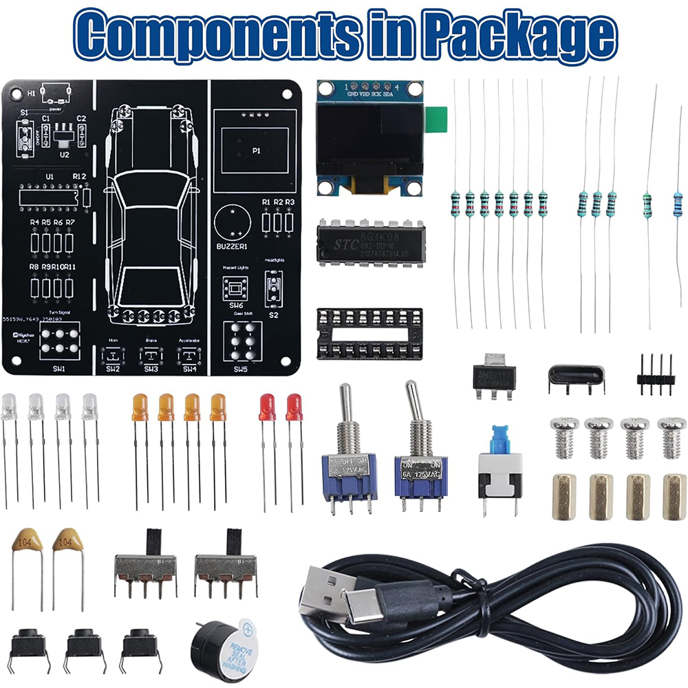 DIY Car Driving Simulation Sol – Diy Electronics Learning Kit recenzja i cena