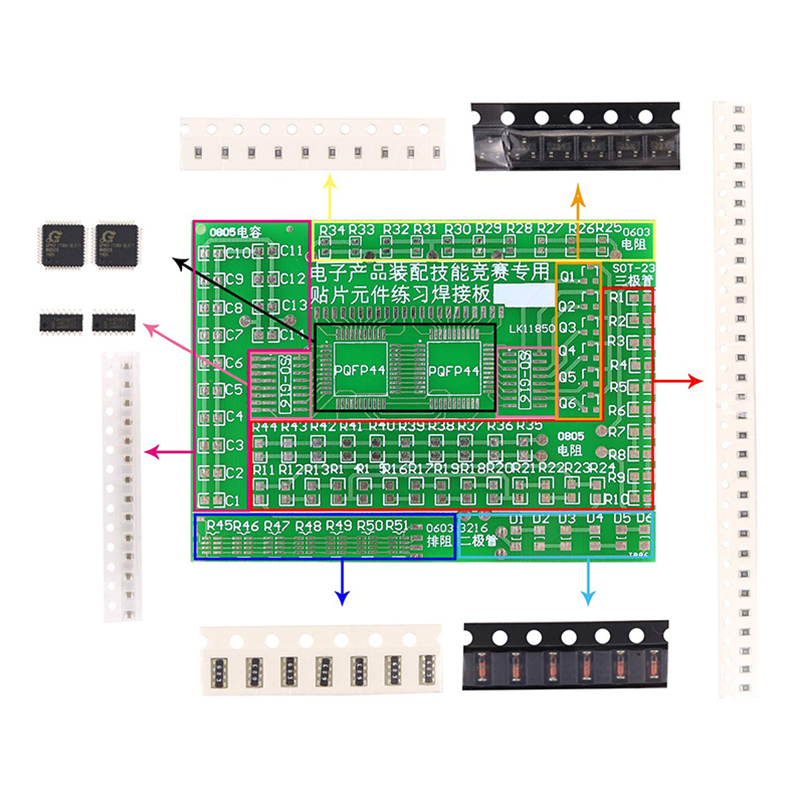 Soldering Practice Four-Piece  – Diy Electronics Basics recenzja i cena