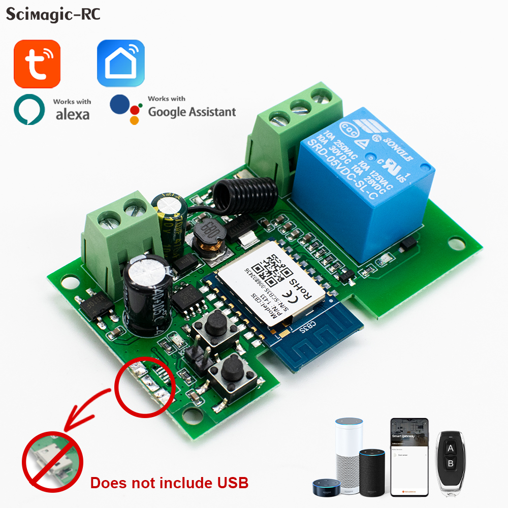 WiFi Smart Switch Garage Door  – Rf 433Mhz Module recenzja i cena