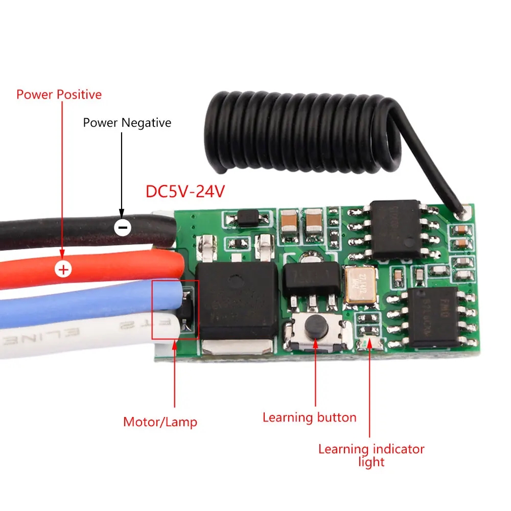 DC 3.7V-24V 433MHz Mini Wirele – Rf 433Mhz Module recenzja i cena
