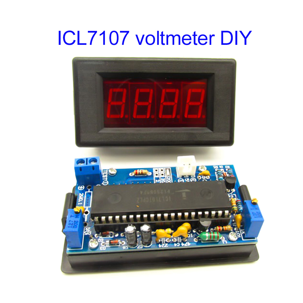 ICL7107 Voltmeter DIY Kit Part – Diy Electronics Learning Kit recenzja i cena