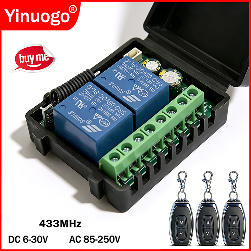 DC 9V 12V 24V AC 85-250V 2CH R – Rf 433Mhz Module recenzja i cena