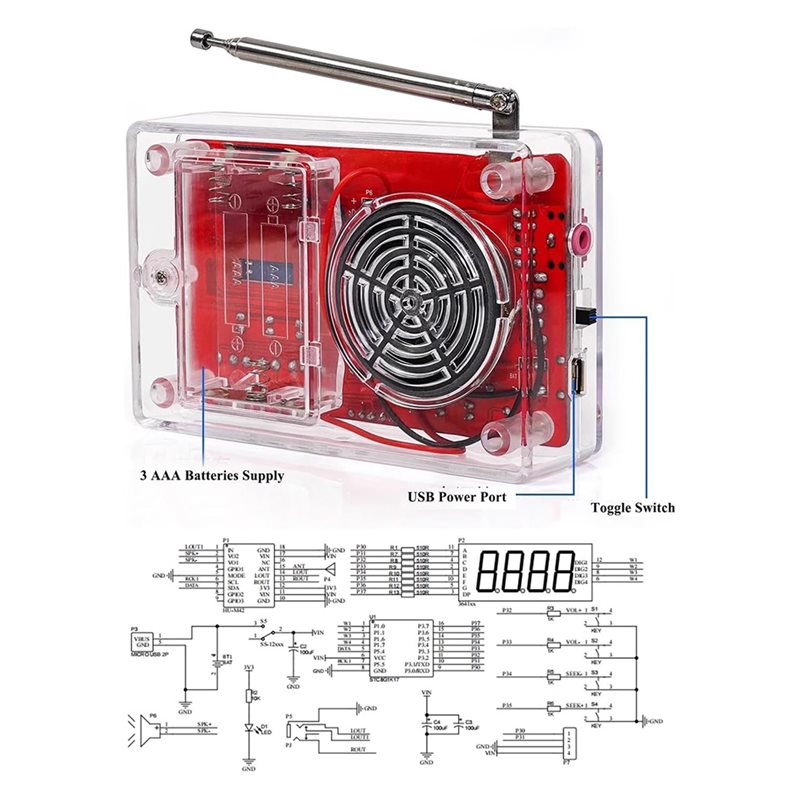 PHILE-Stereo FM Radio, Electro – Useful Diy Electronics Projects recenzja i cena