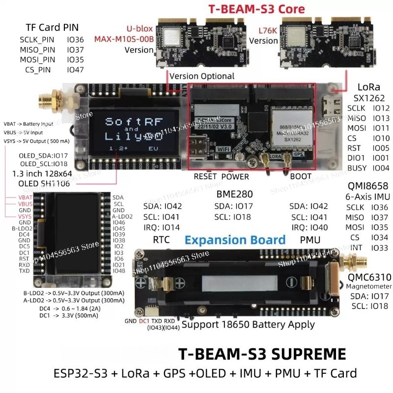 Meshtastic T-Beam ESP32-S3 Dev – Oled Display Module recenzja i cena