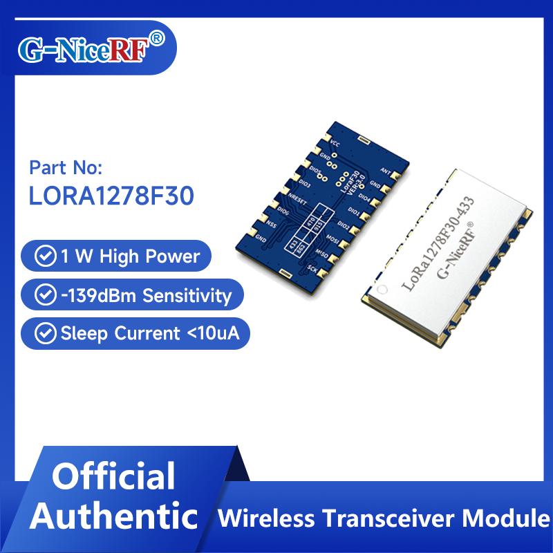 G-NiceRF | 2PCS LoRa1278F30 1W – Rf 433Mhz Module recenzja i cena