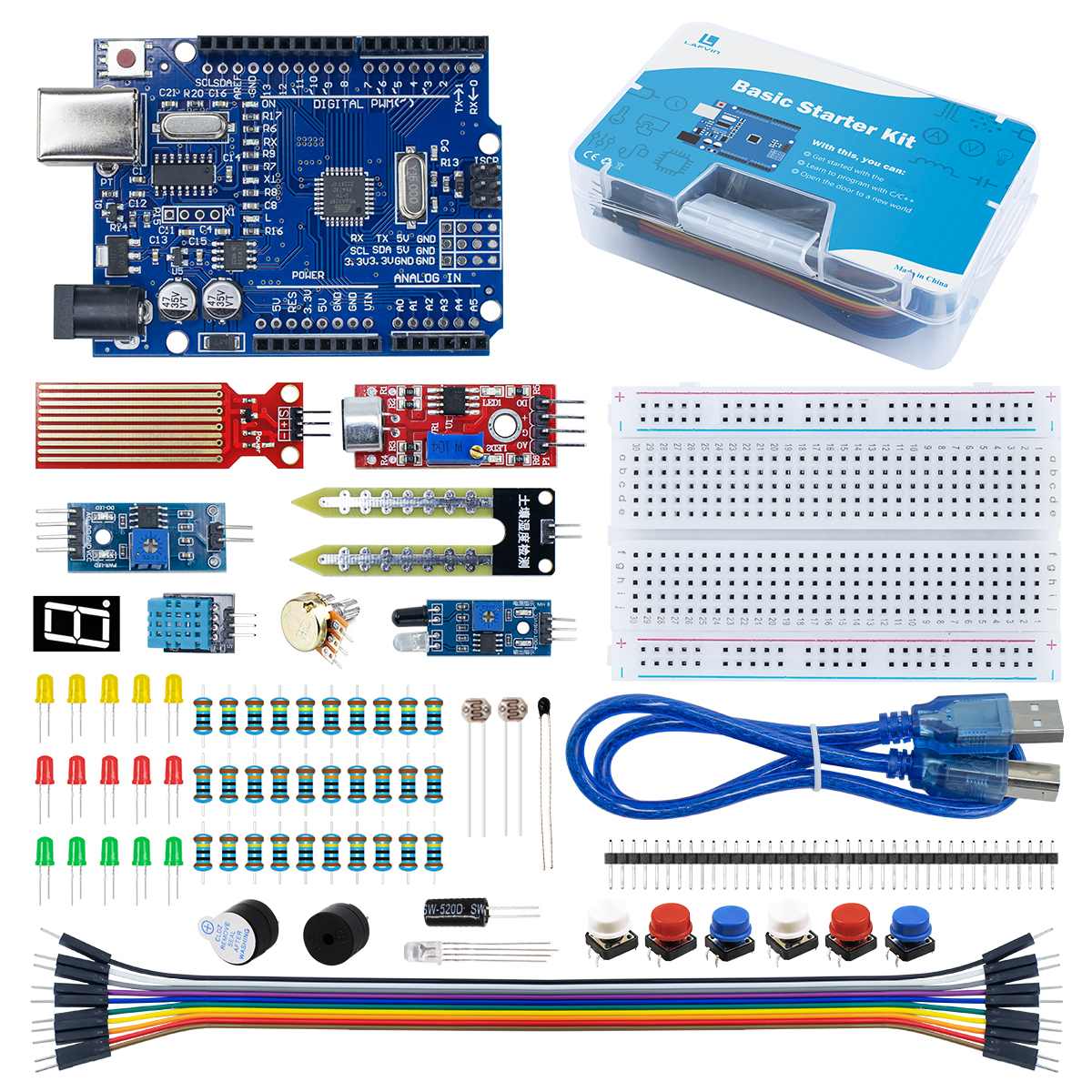 Basic Starter Kit for Arduino  – Diy Electronics Basics recenzja i cena