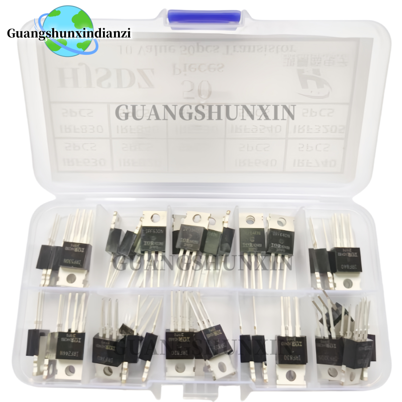 50pcs 10 Types Mosfet Transist – Mosfet Transistor Set recenzja i cena