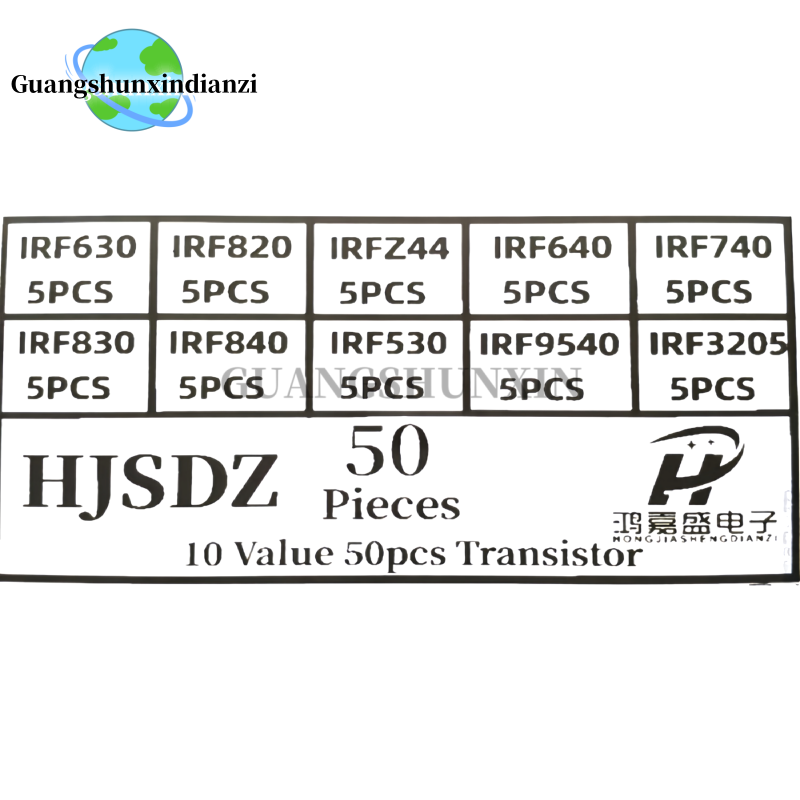 50pcs 10 Types Mosfet Transist – Mosfet Transistor Set recenzja i cena