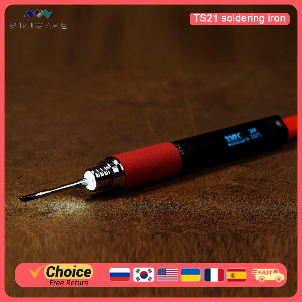 MINIWARE TS21 100W Soldering I – Oled Display Module recenzja i cena