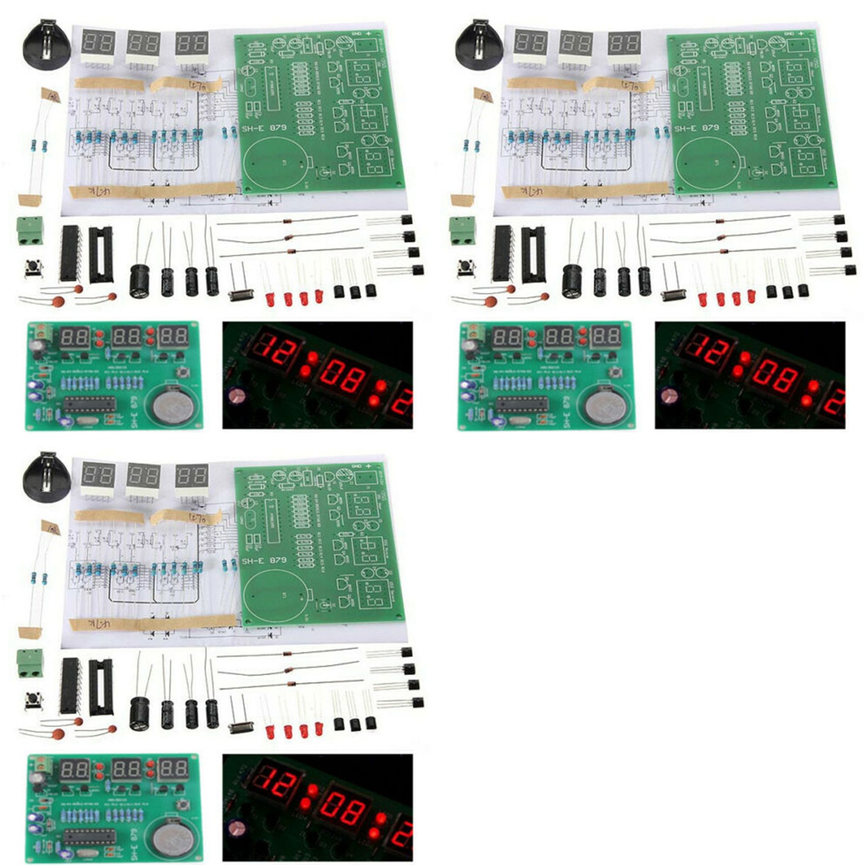 T31C-3 Set AT89C2051 6 Digital – Diy Electronics Flux recenzja i cena