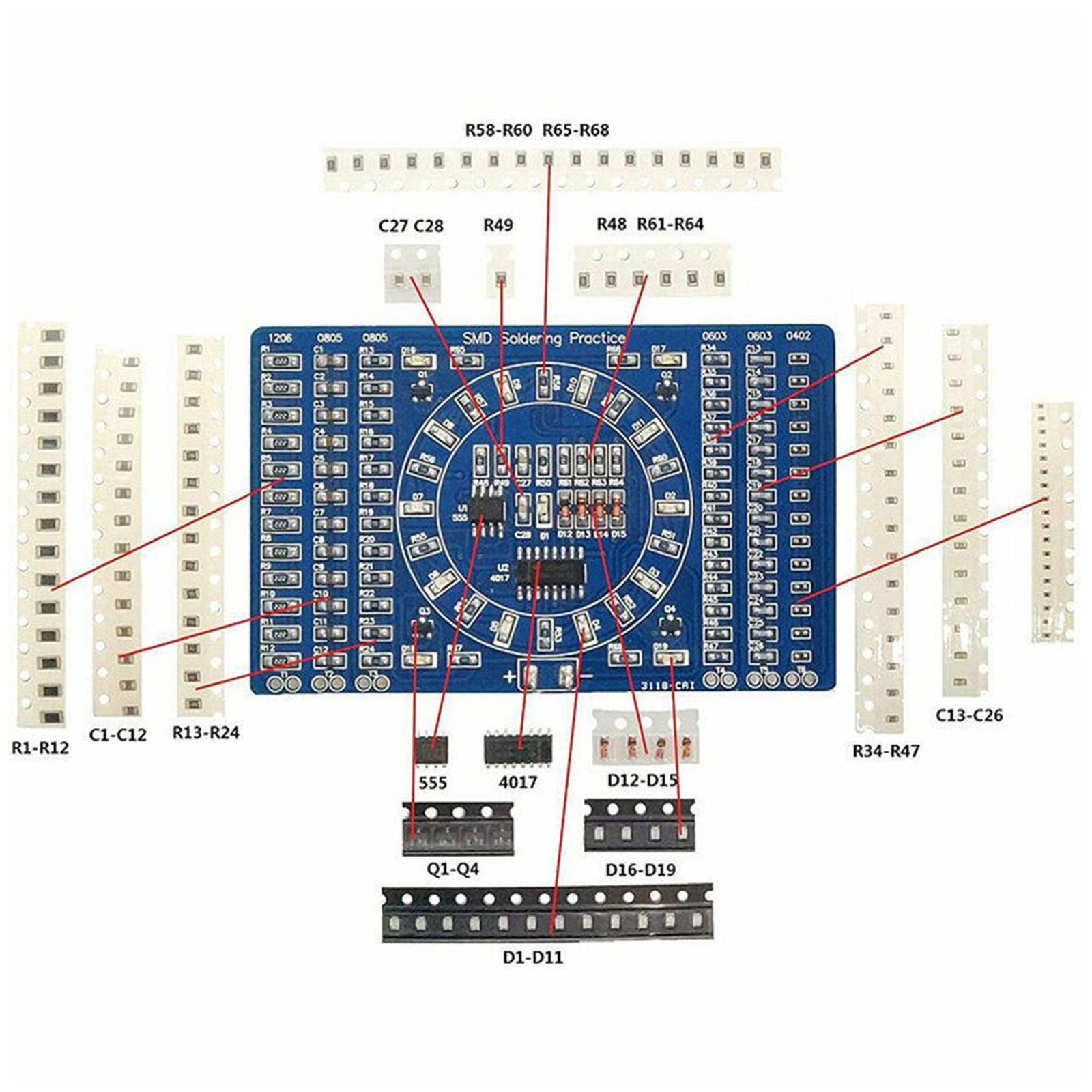 Soldering Practice Three-Piece – Diy Electronics Basics recenzja i cena