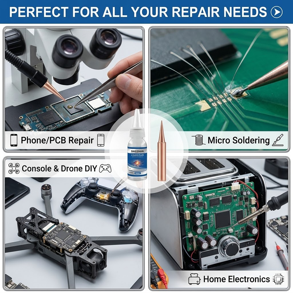 SIKEZHAN 40ml Liquid Solder Fl – Diy Electronics Flux recenzja i cena