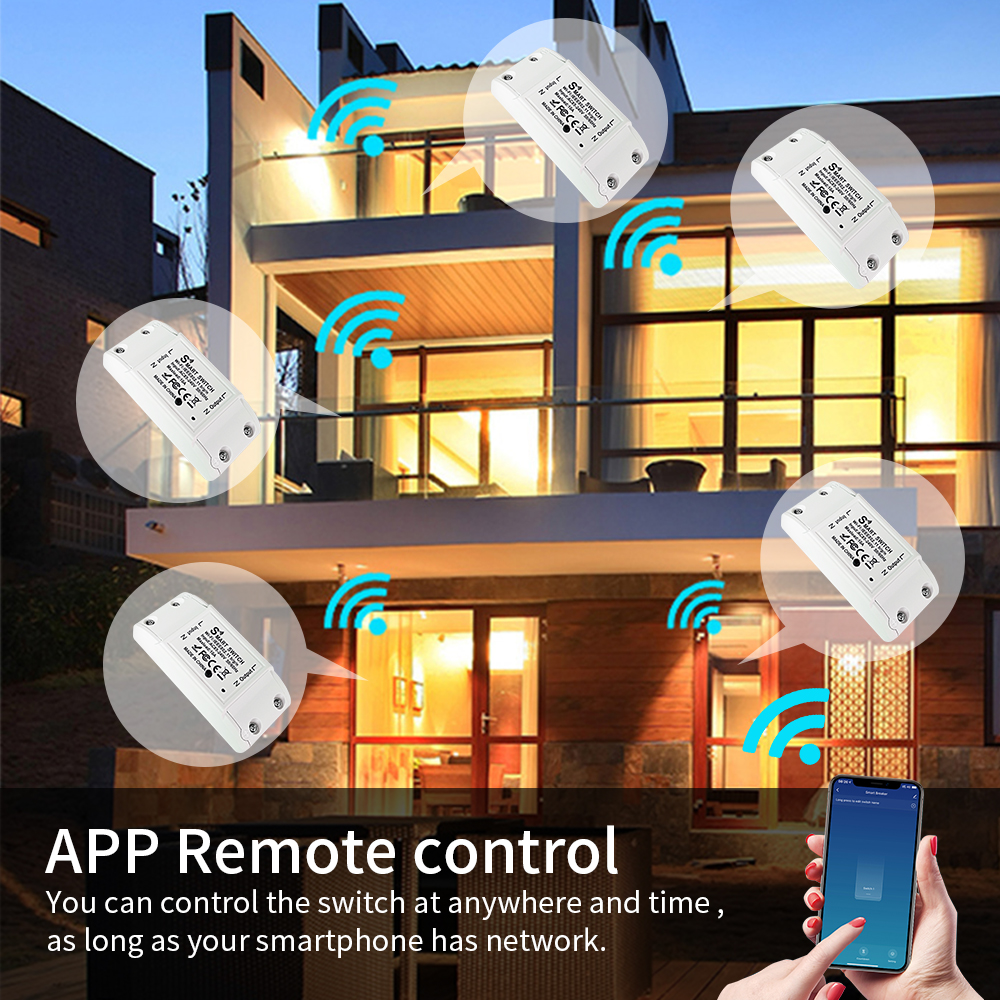 16A Tuya Wifi Smart Switch RF4 – Rf 433Mhz Module recenzja i cena