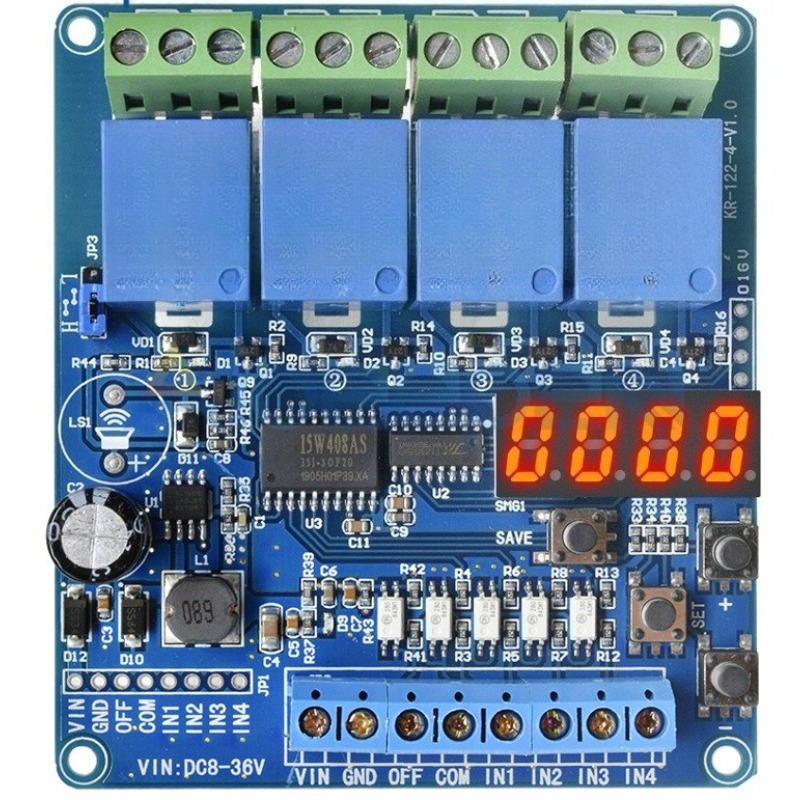 4 Channel Multifunction Relay  – Useful Diy Electronics Projects recenzja i cena