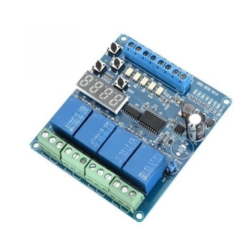 4 Channel Multifunction Relay  – Useful Diy Electronics Projects recenzja i cena