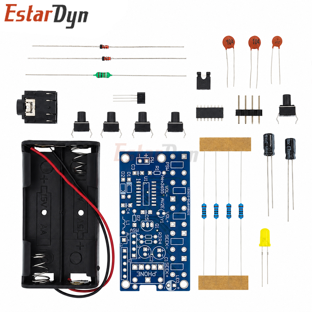Estardyn DIY FM Radio Receiver – Diy Electronics Tool Kit recenzja i cena