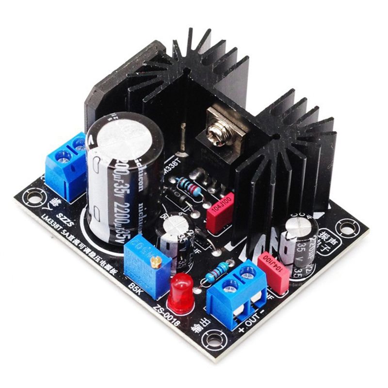LM338 5A Output Adjustable Lin – Diy Electronics Board recenzja i cena