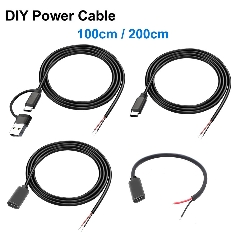 DC 2 Pin Power Cable USB and T – Diy Electronics Music recenzja i cena