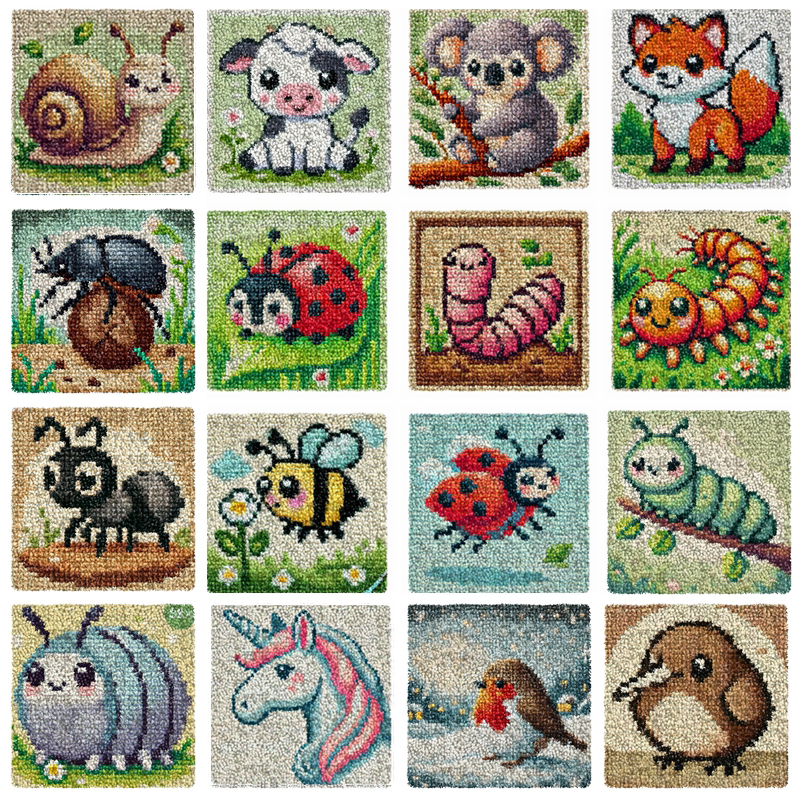 Cute Animals Embroidery Latch  – Diy Home Electronics recenzja i cena