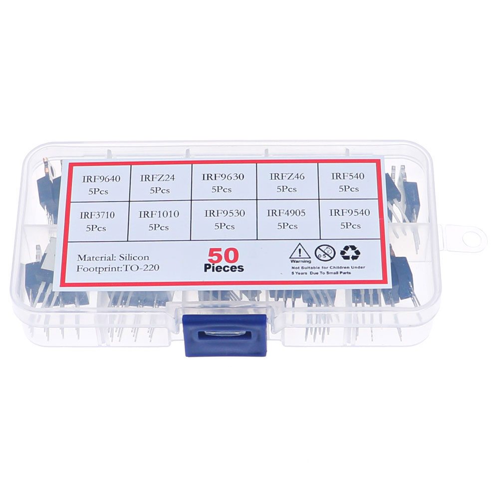 50Pcs 10 Values Mosfet Transis – Mosfet Transistor Set recenzja i cena