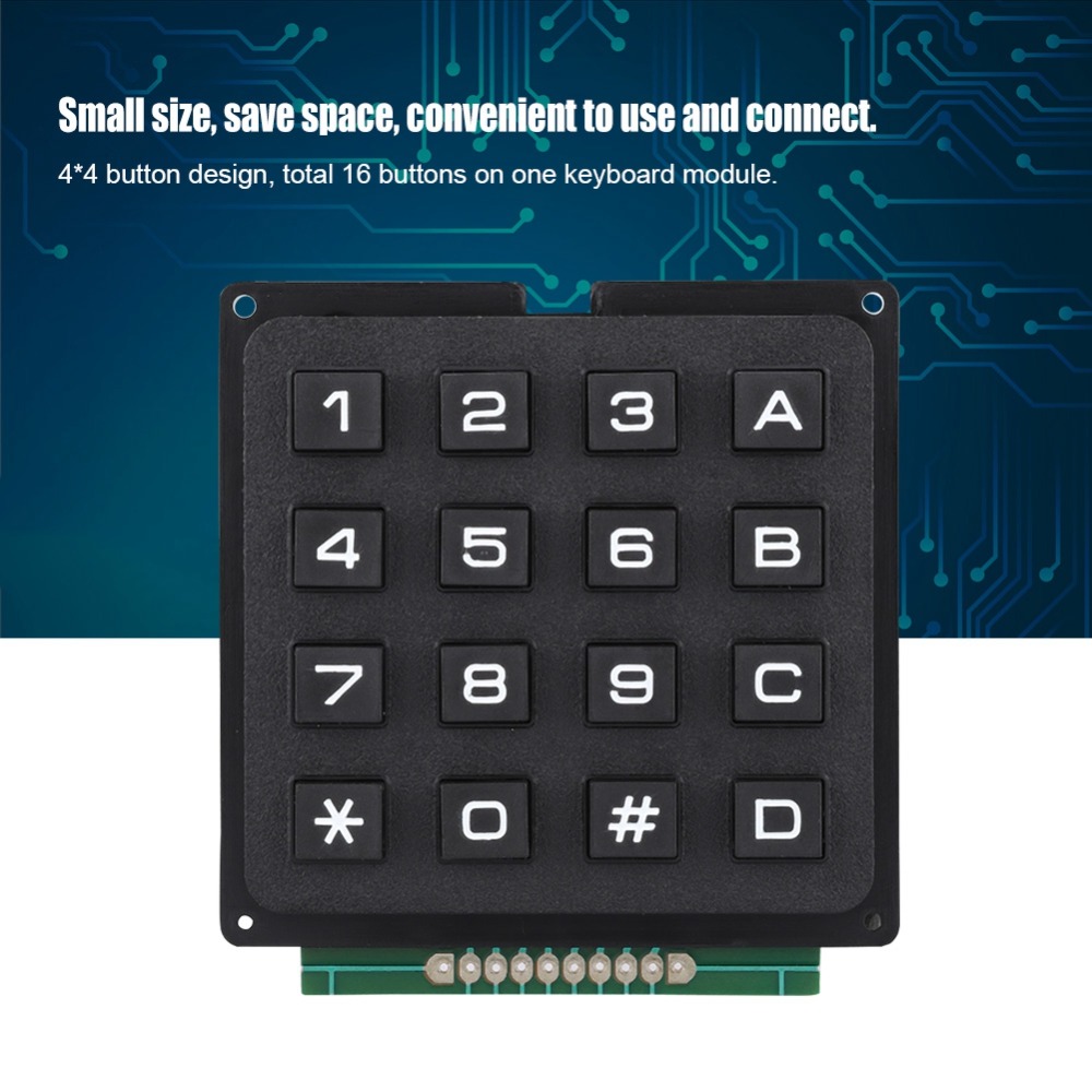 Practical 4x4 Numeric Keypad 1 – Diy Electronics Uk recenzja i cena