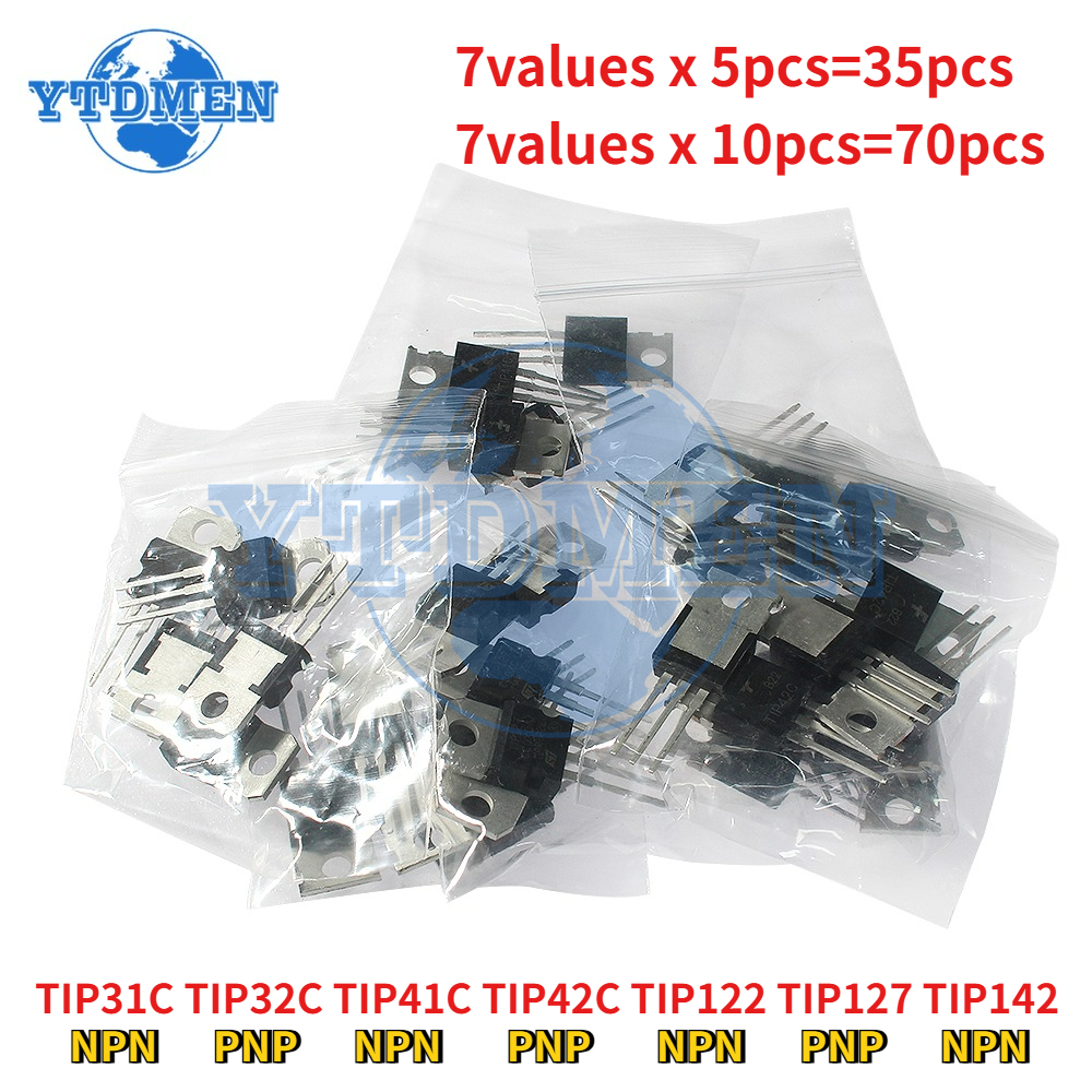 35/70pcs 7values Transistor Ki – Mosfet Transistor Set recenzja i cena
