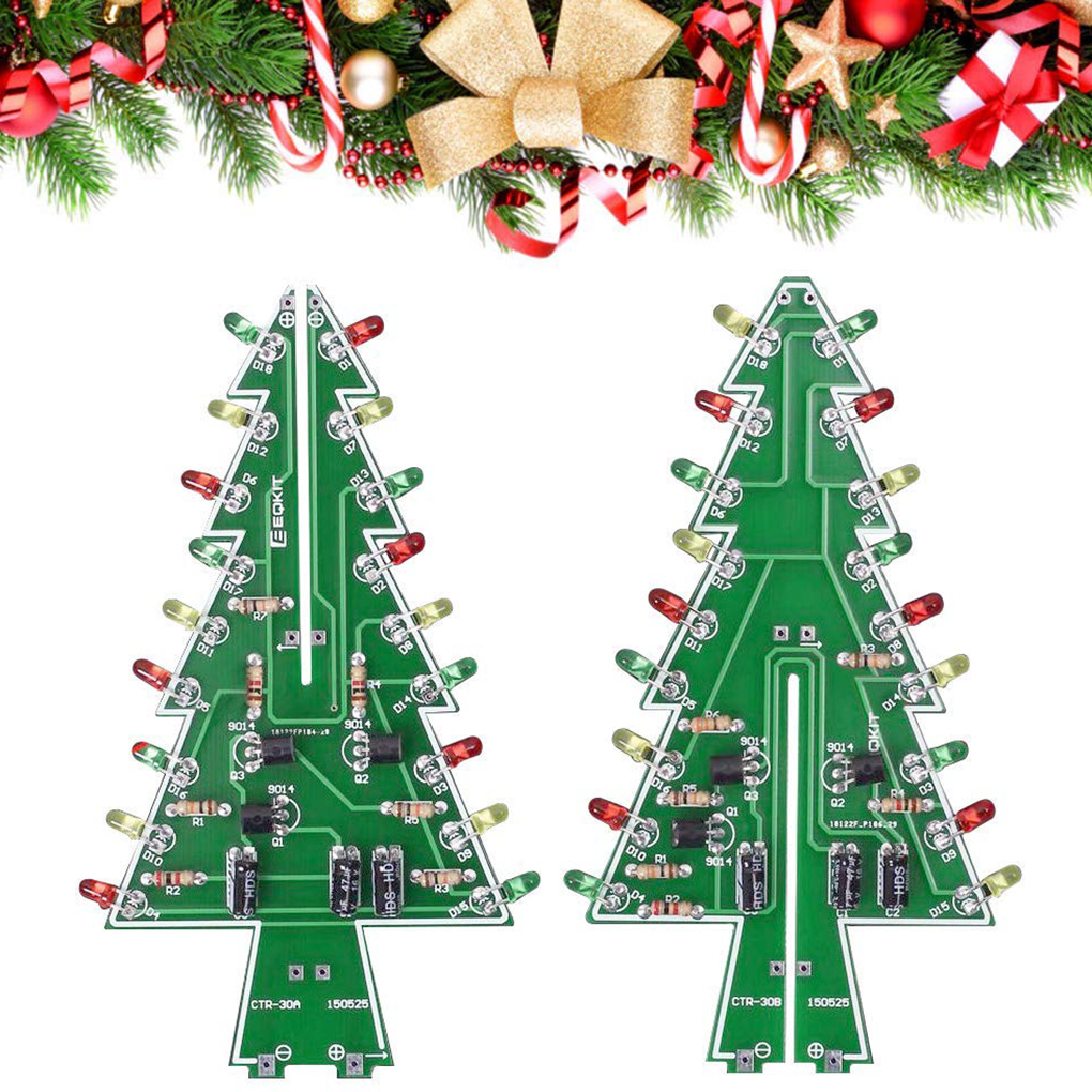 DIY Christmas Tree LED Flash K – Diy Electronics Tool Kit recenzja i cena