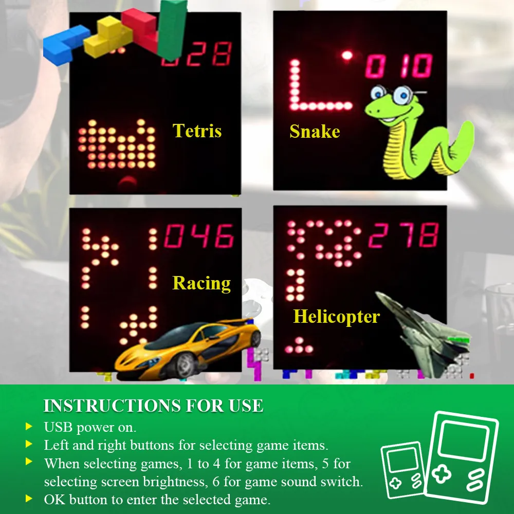 DIY Pixel Game Maker Kit Elect – Diy Electronics Learning Kit recenzja i cena