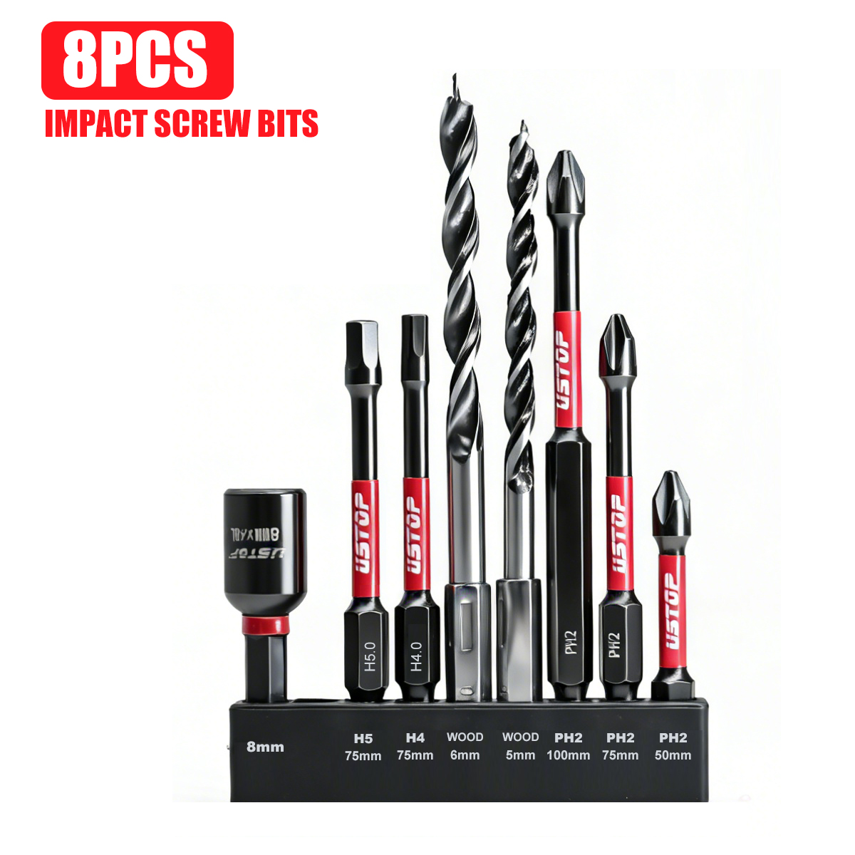 8-Piece Magnetic Impact Bit an – Diy Electronics Rack recenzja i cena