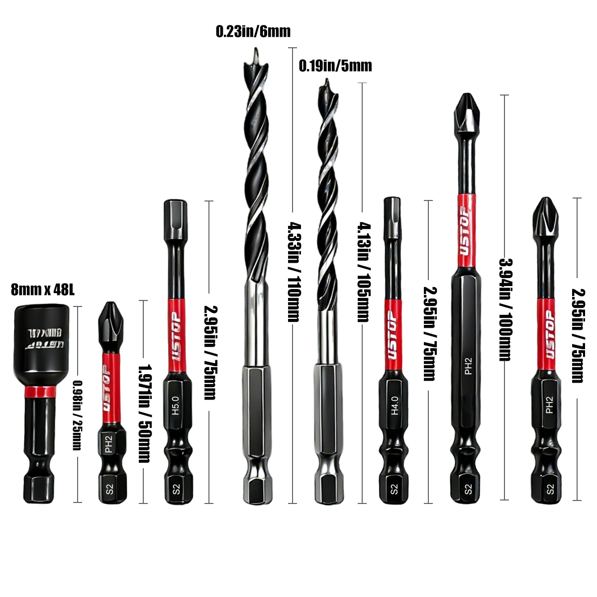 8-Piece Magnetic Impact Bit an – Diy Electronics Rack recenzja i cena
