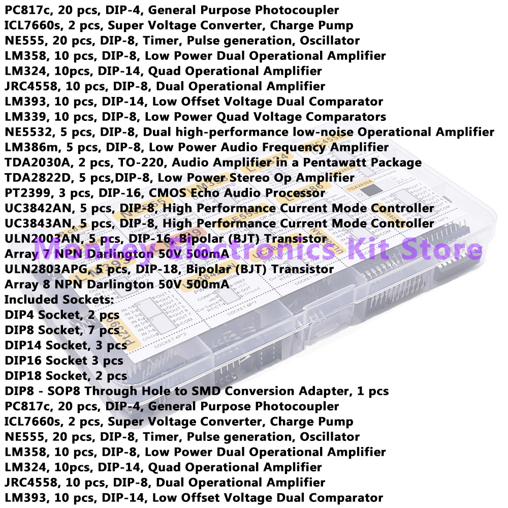 150pcs DIP Integrated Circuit  – Mosfet Transistor Set recenzja i cena