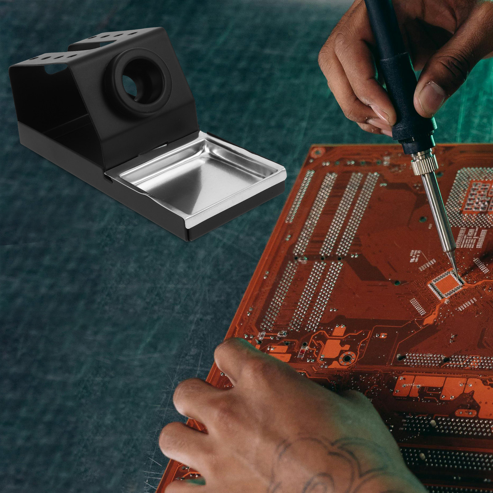 Heavy Duty Soldering Iron Hold – Diy Electronics Holder recenzja i cena