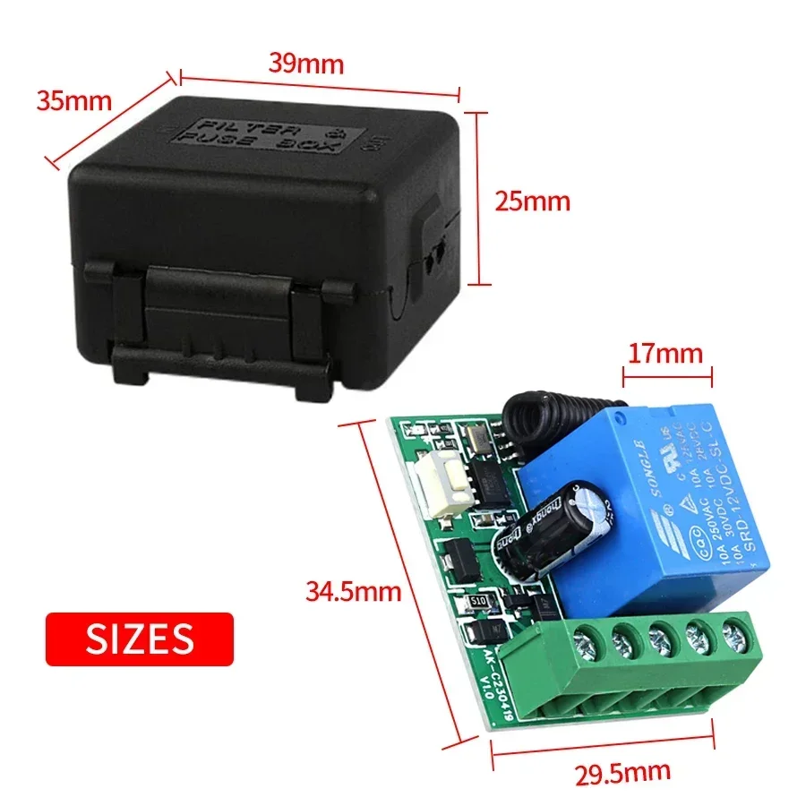 DC 12V Remote Control Smart Sw – Rf 433Mhz Module recenzja i cena