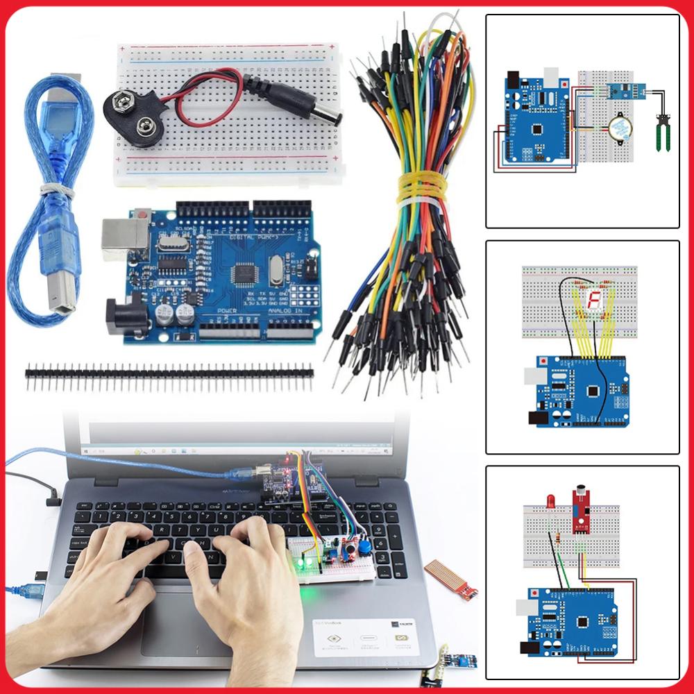 Basic Starter Kit with Breadbo – Diy Electronics Basics recenzja i cena