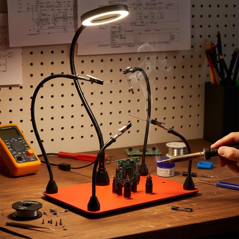 Magnetic Solder Assist Station – Diy Electronics Holder recenzja i cena
