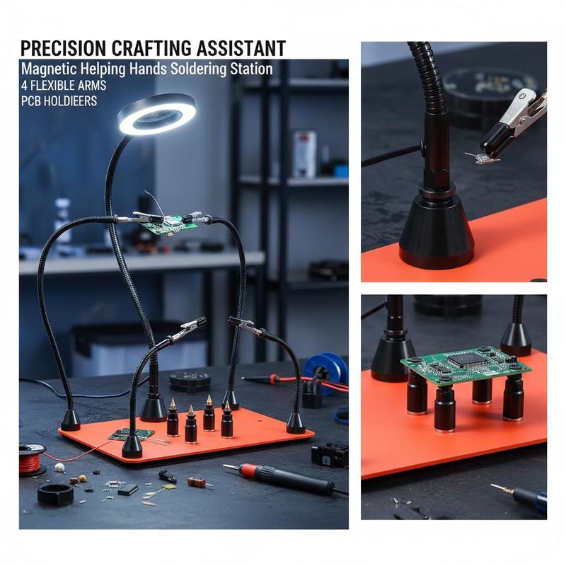 Magnetic Solder Assist Station – Diy Electronics Holder recenzja i cena