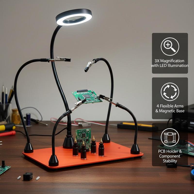Magnetic Solder Assist Station – Diy Electronics Holder recenzja i cena
